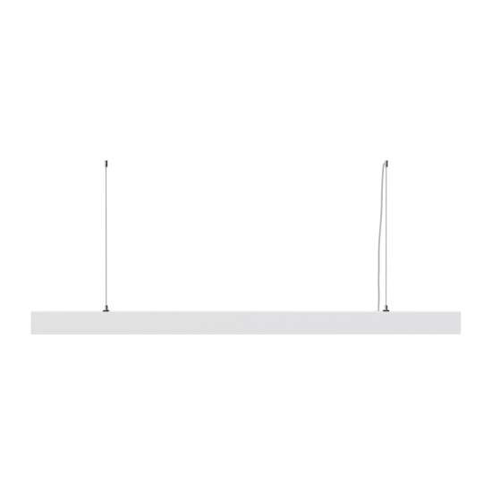 Lampadario A Sospensione Moderno Basis Alluminio Bianco Luce Led Integrato 40W P051PL-L40W4K