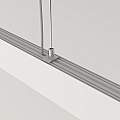 Lampadario A Sospensione Moderno Basis Alluminio Bianco Luce Led Integrato 40W P051PL-L40W4K