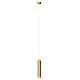 Lampadario A Sospensione Moderno Focus Alluminio Oro 1 Luce Gu10 10W