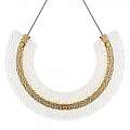 Sospensione Contemporanea Maya Alluminio Oro 1 Luce Diffusore Vetro P091PL-L18G3K