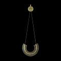 Applique Contemporanea Maya Alluminio Oro 1 Luce Diffusore Vetro P091WL-L18G3K