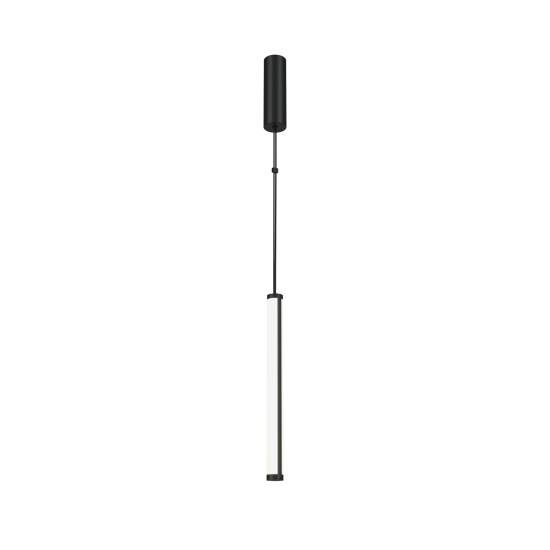 Lampadario A Sospensione Moderno Supersymmetry Alluminio Nero 1 Luce Led 18W P096PL-L11BK1