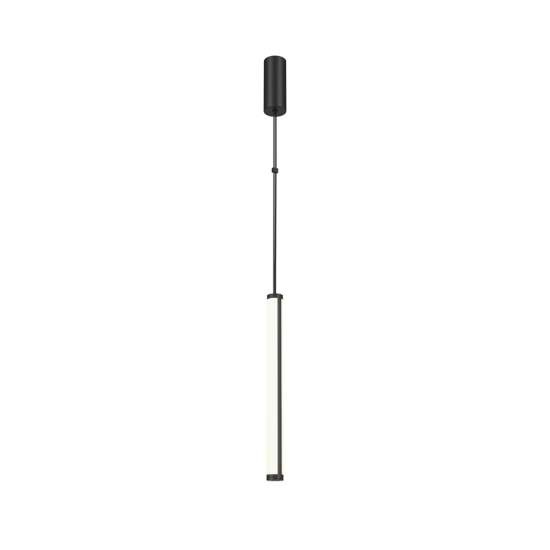Lampadario A Sospensione Moderno Supersymmetry Alluminio Nero 1 Luce Led 17W P096PL-L11BK