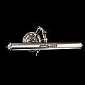 Applique Da Parete Classico Picasso Metallo Bronzo 2 Luci E14 25W PIC114-02-R