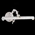 Applique Da Parete Classico Picasso Metallo Bianco 2 Luci E14 25W PIC114-02-W