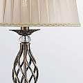 Piantana Shabby Chic Grace Metallo Ottone 1 Luce Diffusore Organza Beige RC247-FL-01-R