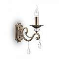 Applique Contemporanea Grace Metallo Ottone 1 Luce RC247-WL-01-R
