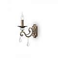 Applique Contemporanea Grace Metallo Ottone 1 Luce RC247-WL-01-R