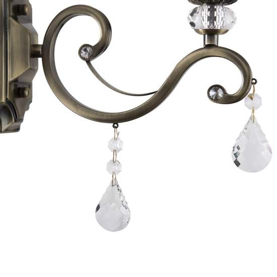 Applique Contemporanea Grace Metallo Ottone 1 Luce RC247-WL-01-R