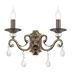 Applique Contemporanea Grace Metallo Ottone 2 Luci