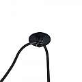 Lampadario Industrial Broni Metallo Nero 1 Luce Diffusore Calcestruzzo Grigio T451-PL-01-GR