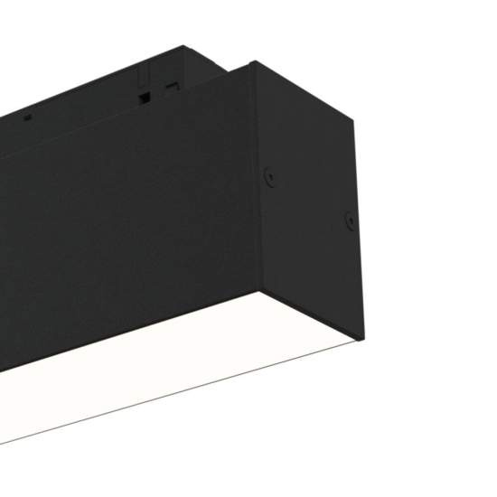 Lampada Per Binario Moderno Alluminio Nero Luce Calda 7W TR012-2-7W3K-B