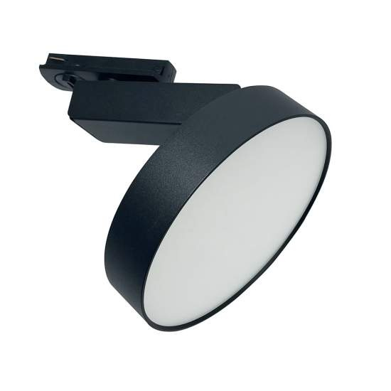 Faretto Per Binario Orientabile Zon In Metallo Nero 1 Luce Calda TR043-1-12W3K-B