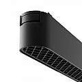 Base Di Illuminazione Binario Moderno Basis Grid Alluminio Nero Luce Calda 12W TR084-1-12W3K-B