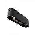 Base Di Illuminazione Binario Moderno Basis Grid Alluminio Nero Luce Calda 6W TR084-1-6W3K-B