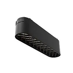 Base Di Illuminazione Binario Moderno Basis Grid Alluminio Nero Luce Calda 6W