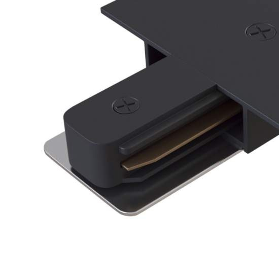 Connettore Per Binario In Alluminio Nero TRA002B-11B