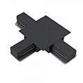 Connettore A T Per Binario In Alluminio Nero TRA002CT-11B