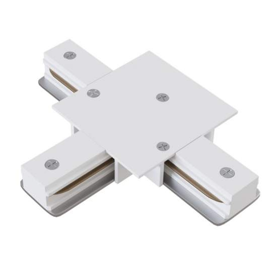 Connettore A T Per Binario In Alluminio Bianco TRA002CT-11W