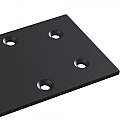 Piastra Per Binario Moderno Alluminio Nero Spessa 8Cm TRA004EC-21B