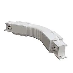 Connettore Flessibile Per Binario Plastica Bianco