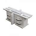 Connettore 2 Binari Plastica Colore Bianco TRA005CI-31W