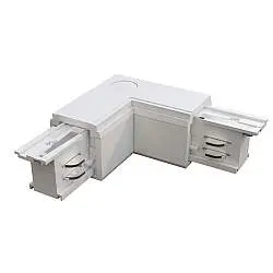 Connettore Angolare Sinistro Plastica Bianco