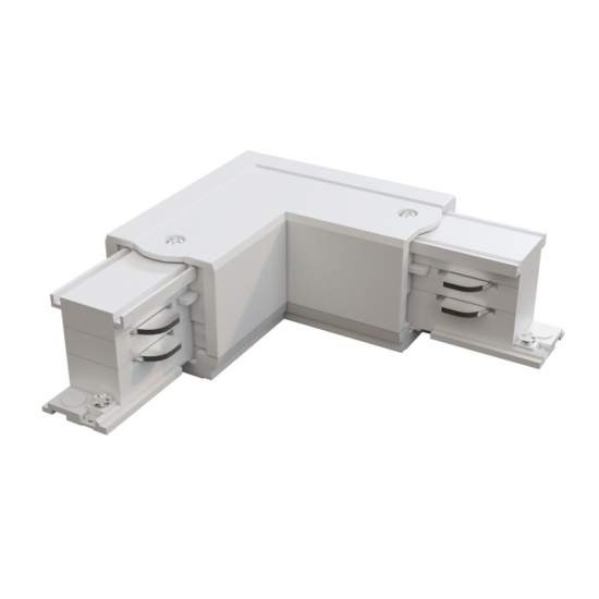 Connettore Angolare Destro Plastica Bianco TRA005CL-31W-R