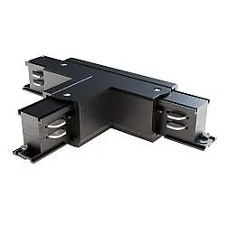 Connettore A T Sinistro Plastica Nero
