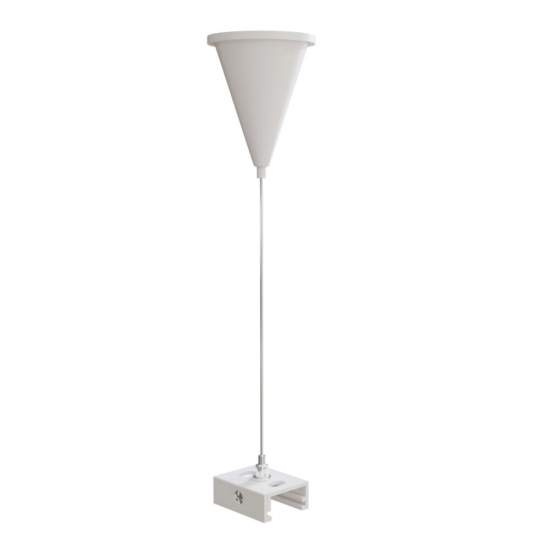 Componente Sospensione Per Binario Plastica Colore Bianco TRA005WS-31W