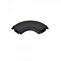 Connettore Curvo Per Binario Moderno Alluminio Nera TRA084CR-11B