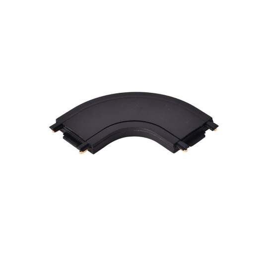 Connettore Curvo Per Binario Moderno Alluminio Nera TRA084CR-11B