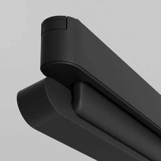 Connettore Per Base Di Illuminazione Di Binario Moderno Plastica Nera 22,2Cm TRA084FC-11LB
