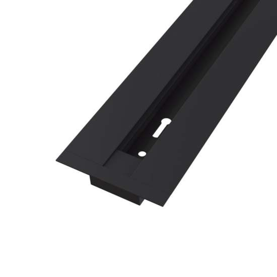 Binario In Alluminio Nero 2 Metro TRX004-112B