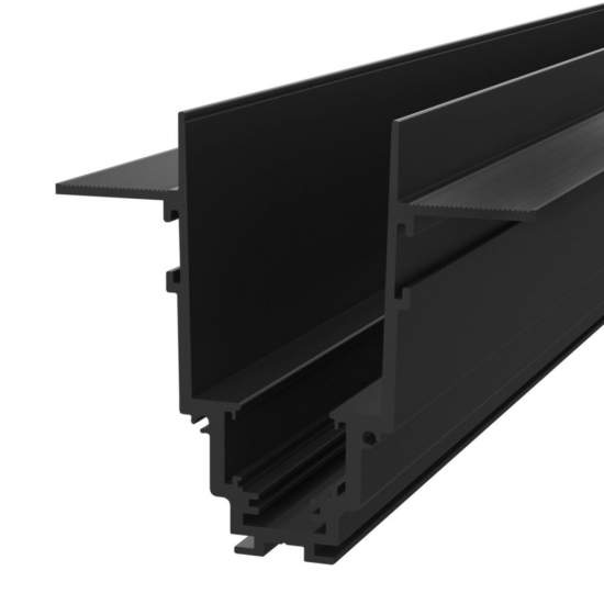 Binario Da Incasso Moderno Busbar Trunkings S35 Alluminio Nero 2M TRX004-222B