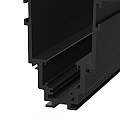 Binario Da Incasso Moderno Busbar Trunkings S35 Alluminio Nero 2M TRX004-222B