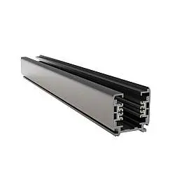 Binario Moderno Busbar Trunkings Trinity Alluminio Nero 2M