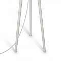 Piantana Contemporanea Calvin Metallo Bianco 1 Luce Con Diffusore In Tessuto Z177FL-01W