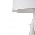 Piantana Contemporanea Calvin Metallo Bianco 1 Luce Con Diffusore In Tessuto Z177FL-01W
