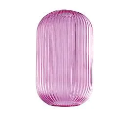 Diffusore In Vetro Rosa Effetto Plisse'