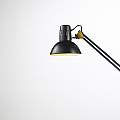 Lampada Da Scrivania Moderna Arc Nero E Oro 1 Luce E27 4025NOR