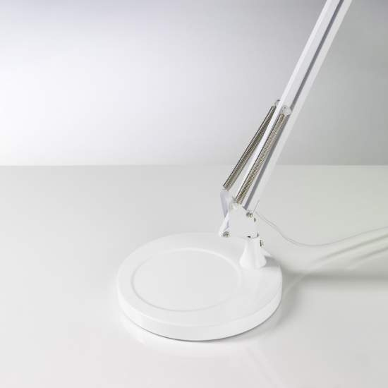 Base Per Lampada Metallo Bianco 4025ZB