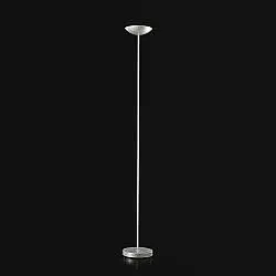 Piantana In Metallo Contemporanea Metis Argento 1 Luce