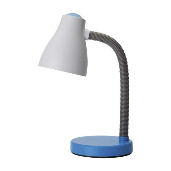 Lampada Da Scrivania In Plastica Moderna Toy Azzurro 1 Luce E27 6036C