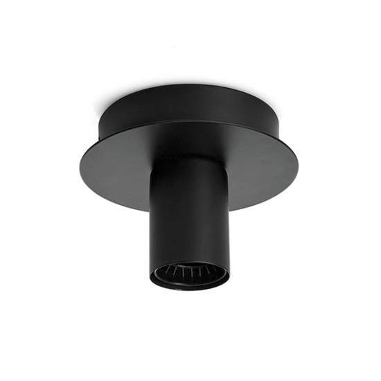 Plafoniera In Metallo Moderna Up And Down Nero 1 Luce E27 6248N