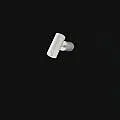 Faretto Singolo Moderno Big Canor Metallo Bianco Led 6400BLC