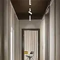 Faretto Singolo Moderno Big Canor Metallo Bianco Led 6400BLC