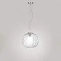 Lampadario Contemporaneo Ufo Cromo 1 Luce E27 Grande 6468TR