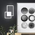 Applique In Alluminio Industrial Cross Bianco Led 6598BCT
