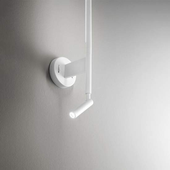 Applique In Metallo Moderna Ramon Bianco Led 6654BLC